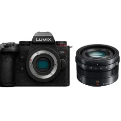 New Lumix DC-G9 II Mirrorless Micro Four Thirds Digital Camera Body with LUMIX G Leica DG Summilux 15mm f/1.7 Lens (Black) Mirrorless