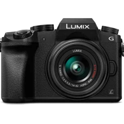 New Lumix DMC-G7 Mirrorless Micro Four Thirds Digital Camera with 14-42mm Lens (Black) Mirrorless