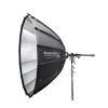 Online 55 in. Deep Parabolic Reflector with Focus Mount Pro and Universal Monolight Adapter Octagonal Soft Boxes