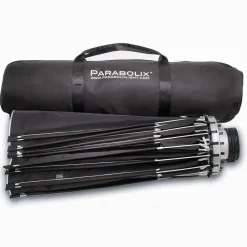 Best 30 in. Parabolic Reflector with Focus Mount Pro and Cage Mount Strobe Adapter for Profoto Octagonal Soft Boxes