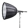 Best 30 in. Parabolic Reflector with Focus Mount Pro and Universal Monolight Adapter Octagonal Soft Boxes