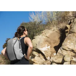 Fashion Everyday Backpack Zip (Ash, 15L) Camera Bags
