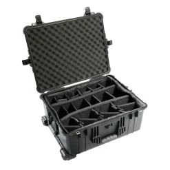 Fashion 1614 Waterproof 1610 Case with Dividers (Black) Hard Cases & Large Equipment Bags|Hard Cases & Large Bags