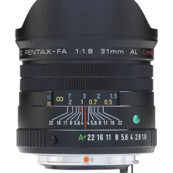 New smcP FA 31mm f/1.8 Limited Lens (Black) Wide Angle