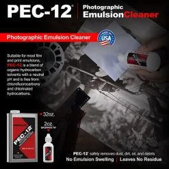 New PEC-12 Photographic Emulsion Cleaner (2 oz Bottle) Cleaning Supplies