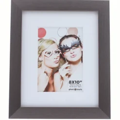 Hot 8 x 10" Photo Frame with 5 x 7" Mat Opening (Grey) Frames Albums