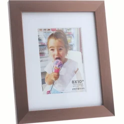 Sale 8 x 10" Photo Frame with 5 x 7" Mat Opening (Bronze) Frames Albums