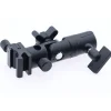 Fashion Metal Swivel Adapter with Cold Shoe Light Stand Accessories
