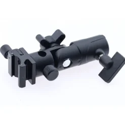 Fashion Metal Swivel Adapter with Cold Shoe Light Stand Accessories