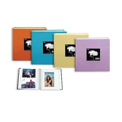 Hot 4x6 200 Pocket Fabric Frame Cover Photo Album (Random Color Chosen) Frames Albums