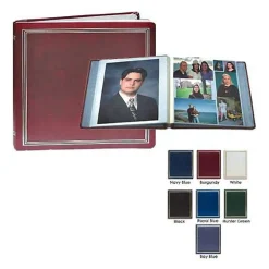 Hot X-Pando Post Bound, Magnetic Page Photo Album (Assorted Colors) Frames Albums
