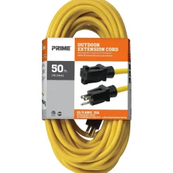 Sale 50 ft. 12/3 SJTW Outdoor Extension Cord Cables