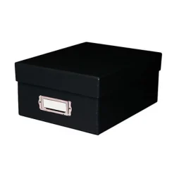 Best Photo Storage Box (Black) Portfolios Archival Storage