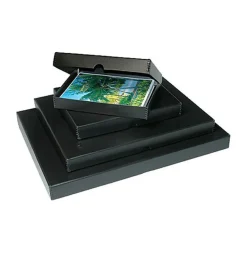 New 18x24 Clamshell Metal Edge Box - Black Portfolios Archival Storage