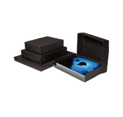 Clearance 20x24, 1.5in. Deep, Drop-Front Box - Black Portfolios Archival Storage