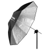 Outlet Shallow Silver Umbrella (Medium, 41. In) Lighting Umbrellas