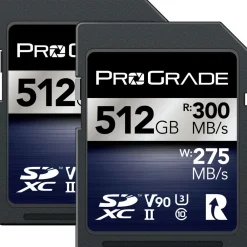 Clearance 512GB UHS-II SDXC Iridium Memory Card (2-Pack) Memory Cards|Memory Cards
