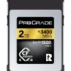 Outlet 2TB CFexpress 4.0 Type B Gold Memory Card Memory Cards|Memory Cards