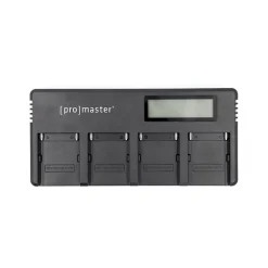Online Quad Charger with 4 NP-F770 Batteries Batteries & Adapters