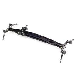 Fashion 36 In. Interview Video Slider with Straight Track & 8 Ft. Curve Track Camera Support Systems