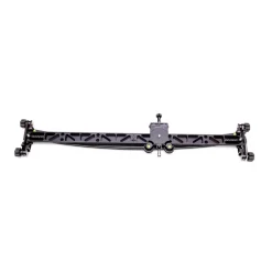 Fashion 36 In. Interview Video Slider with Straight Track & 8 Ft. Curve Track Camera Support Systems