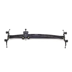 Fashion 36 In. Interview Video Slider with Straight Track & 8 Ft. Curve Track Camera Support Systems