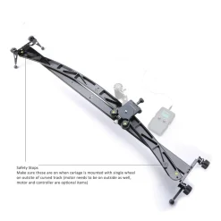 Best PMG-DUO 48 In. Video Slider with Carrying Case Camera Support Systems