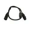 Hot 3-Pin XLR Male to Dual 3-Pin XLR Females Cable (3 ft.) Audio Cables