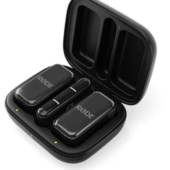 Best Wireless Micro 2-Person Ultracompact Wireless Microphone System with USB-C Connector (2.4 GHz, Black) Wireless Audio Systems