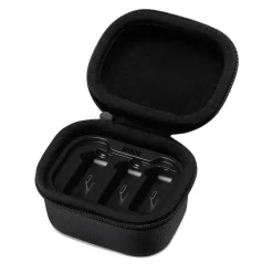 Best Wireless GO 2-Person Compact Digital Wireless Microphone System/Recorder - Gen 3 (2.4 GHz, Black) with Charge Case+ Wireless Audio Systems