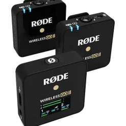 Discount Wireless GO II 2-Person Compact Digital Wireless Microphone System/Recorder (2.4 GHz, Black) Wireless Audio Systems