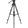 Fashion 75/2 Mark II Aluminum Tripod System with Ace M Head & Mid-Level Spreader Video Tripods & Supports