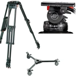 Clearance System 25 EFP 2D with Dolly (150mm Bowl) Video Tripods & Supports