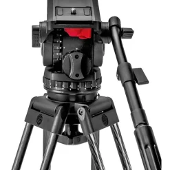 Online Video 18 S2 Fluid Head & ENG 2 CF Tripod System with Ground Spreader Video Tripods & Supports