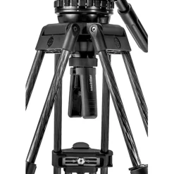 Online Video 18 S2 Fluid Head & ENG 2 CF Tripod System with Ground Spreader Video Tripods & Supports