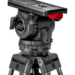 Online Video 18 S2 Fluid Head & ENG 2 CF Tripod System with Mid-Level Spreader Video Tripods & Supports