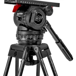 Online Video 18 S2 Fluid Head & ENG 2 CF Tripod System with Mid-Level Spreader Video Tripods & Supports