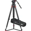 Hot Video 18 S2 Fluid Head with flowtech 100mm Carbon Fiber Tripod & Carry Handle Kit Video Tripods & Supports