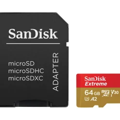Clearance 64GB Extreme UHS-I microSDXC Memory Card with SD Adapter Memory Cards|Memory Cards
