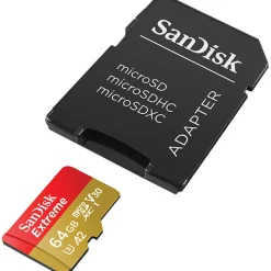 Clearance 64GB Extreme UHS-I microSDXC Memory Card with SD Adapter Memory Cards|Memory Cards