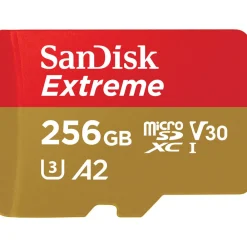 Fashion 256GB Extreme UHS-I microSDXC Memory Card with SD Adapter Memory Cards|Memory Cards