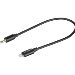 Sale 9 in. 3.5mm TRS Male to Lightning Adapter Cable for Audio to iPhone Phone Cables