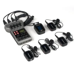 Hot Blink 500 ProX B8 4-Person Digital Camera-Mount Wireless Microphone System (2.4 GHz) Wireless Audio Systems