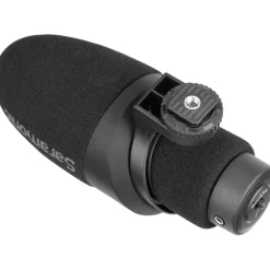 Outlet CamMic Camera-Mount Shotgun Microphone for DSLR Cameras and Smartphones Microphones