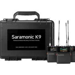 Sale K9-US Pro 2-Person Digital UHF Wireless Microphone System for Cameras Wireless Audio Systems