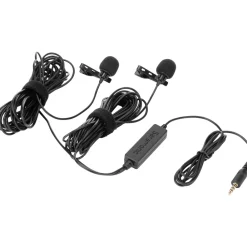 Sale LavMicro 2M Dual Omnidirectional Lavalier Microphone for DSLR Camera and Smartphone Microphones