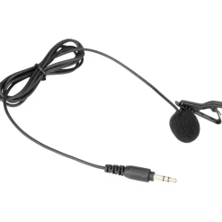 Online SR-M1 Omnidirectional Lavalier Microphone Cable with 3.5mm TRS Connector (Black) Microphones