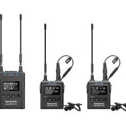 Online UwMic9S Mini KIT2 Compact 2-Person Camera-Mount Wireless Omni Lavalier Microphone System (514 to 596 MHz) Wireless Audio Systems