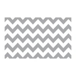 New 53 in. x 18 ft. Printed Background Paper (Gray & White Chevron) Paper Backgrounds