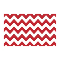 Hot 53 in. x 18 ft. Printed Background Paper (Red & White Chevron) Paper Backgrounds